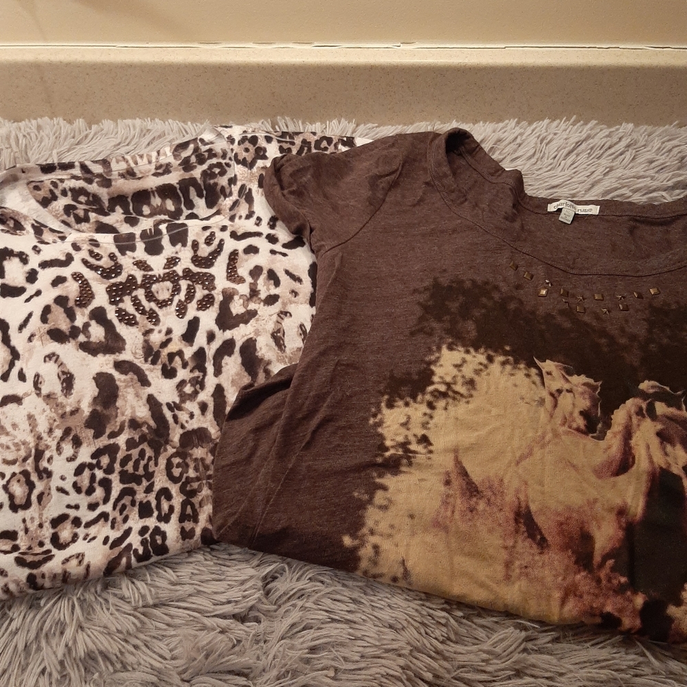 Two Shirts- One XL, One 1X